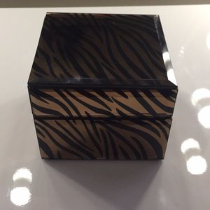 Zebra Print Squared Jewelry Box